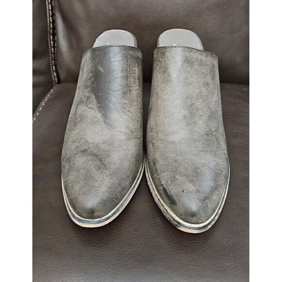 Seven 7 Dandy Mules Stacked Block Heel Slip-on Shoes Women's Size 7 - Picture 3 of 7